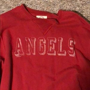 Vintage Los Angeles Angels Red Crewneck